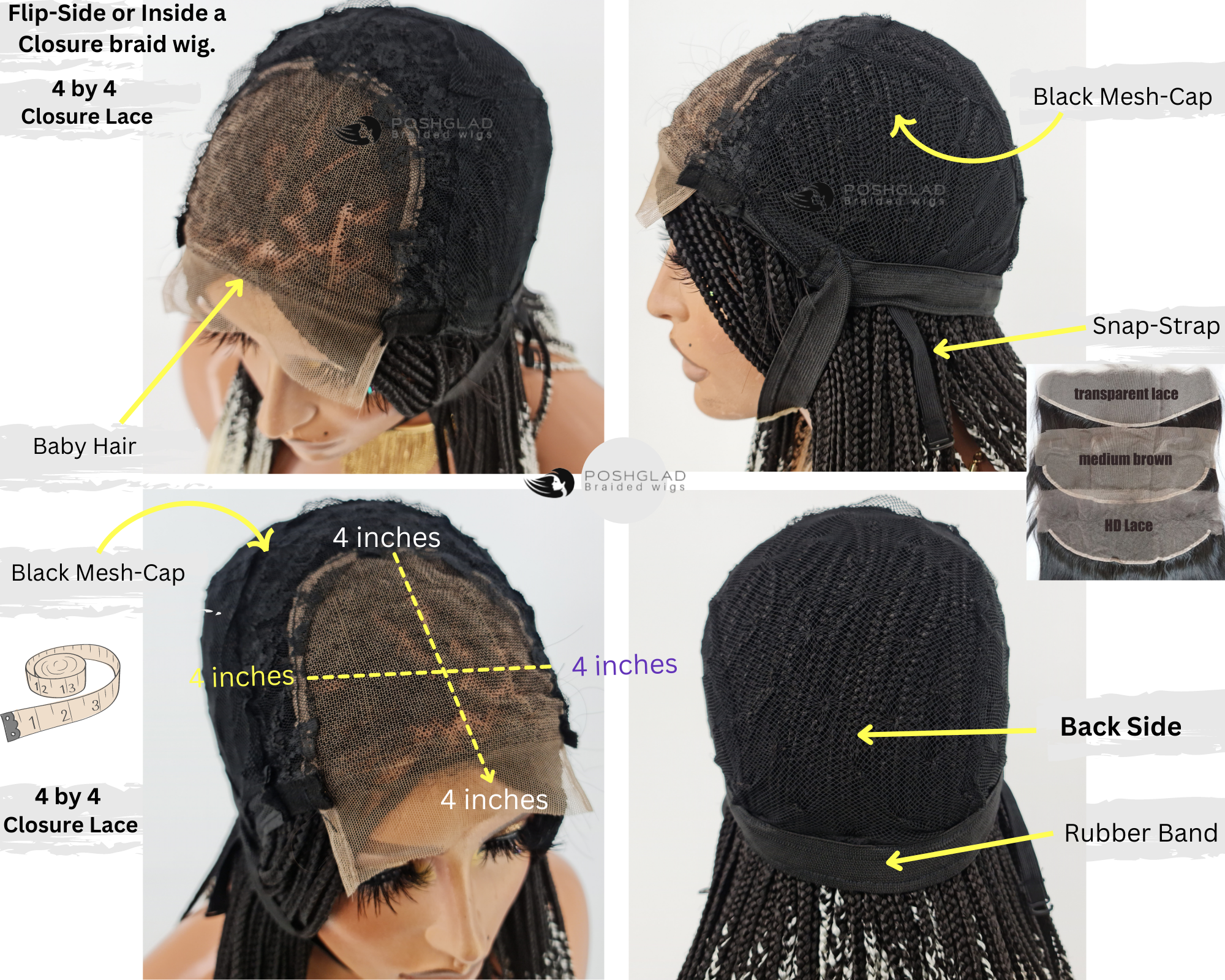 Spring Twist Wig In 4 By 4 Closure - Olabisi