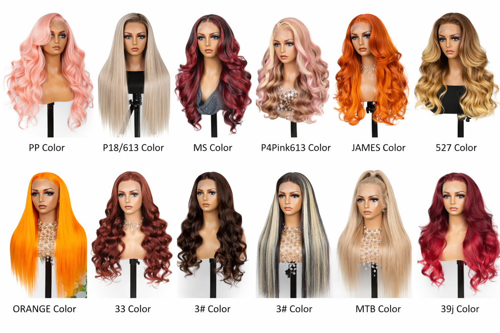 Black 24' Transparent Lace Front Wig Pre-Plucked Long Big Wave Brazilian Human Hair Body Wave Frontal